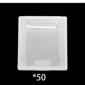 Resim Cloud011 50 Adet Şeffaf Oyun Kartuşu Kutusu Gb Gameboy Toz Koruma Saklama Kılıfı 