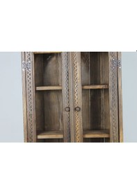 Resim Eskitme Ahşap Ecza Dolabı 40x69x12 Cm. Siyah 