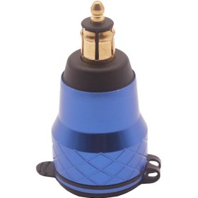 Resim Dın In Day Usb Motosiklet Şarj Soket Mavi Bmw F800 F650 F700 R1200gs Için Mavi Yurt Dışından 