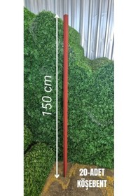 Resim Köşebent Demir Sivri Antipaslı- 30 X 30 -3mm 150 Cmyükseklik 20-adet 