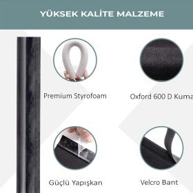 Resim Byens Kapı Altı Rüzgar Önleyici Isı Yalıtım Süngeri Eşik Altlığı 