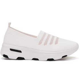 Resim Derimod Zero Kadın Beyaz Kumaş Casual Sneaker 25SFE49526F 