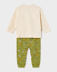 Resim Mayoral Erkek Bebek Dinozor Desenli Pijama Takım 1787 - YEŞİL / 12 ay 