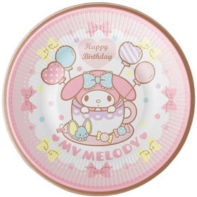 Resim Tabak My Melodi-kuromi 8li Karton Tabak +3 