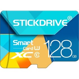 Resim Stickdrive 128GB U3 Renkli Tf (Mikro Sd) Hafıza Kartı (Yurt Dışından) 