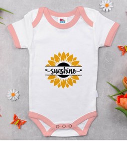 Resim Bitmeyen Kartuş Bk Kids Sunshine Tasarımlı Pembe Bebek Body Zıbın-1 