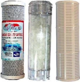 Resim Daire Girişi Su Arıtma Filtre 3 Lü Set,10'',yıkanabilir,silifos 