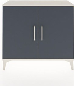 Resim Arges Şifonyer 2 Raflı 2 Kapaklı 88x30x80 Aytaşı-antrasit Aytaşı 