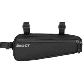 Resim Forte Gt Su Geçirmez Üçgen Kadro Arası Bisiklet Çantası Gri - Siyah 