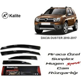 Resim SUNPLEX Dacia Duster Cam Rüzgarlığı Mugen Tip 2010 / 2017 