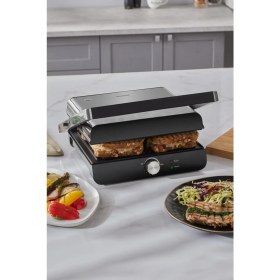 Resim Özbience Döküm Plakalı Tost ve Izgara Makinesi, Inox, 2000 W, Pratik Kullanım 