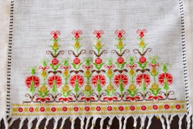 Resim El İşlemesi Kanaviçe 3lü Runner Seti 