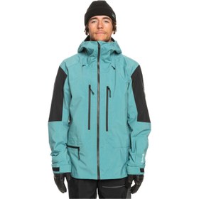 Resim Quiksilver Hlpro Rice 3L Gore-Tex Erkek Mavi Snowboard Ceketi 