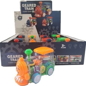 Resim Ctoy oyuncak ışıklı Sesli Şeffaf Tren 