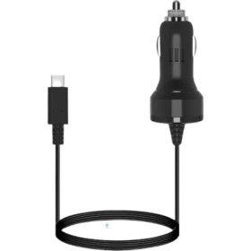 Resim YUES Switch Araç Şarj Cihazı – Nintendo Switch / Switch OLED / Switch Lite Uyumlu (USB-C, Çakmak Girişli) 