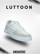 Resim LUTTOON Erkek Beyaz Sneakers Spor Ayakkabı 