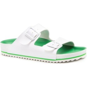 Resim United Colors Of Benetton Bnt 23y 1322 Beyaz Erkek Ayakkabı Terlik-sandalet Beyaz 