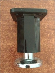 Resim Siyah Ayarlanabilir Mobilya Ayağı 