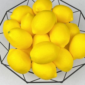 Resim 10 Adet Gerçekçi Yapay Limonlar - Ev Dekoru için Parlak Sarı Sahte Limon, Fotoğrafçılık Aksesuarları, Otel ve Meyve Dükkanı Sergileri, PS Malzeme, Tatil ve Mevsim Temaları İçin Mükemmel, Limonlu Mutfak Dekoru, Noel İçin En İyisi, Şükran Günü İçin Mükemmel 