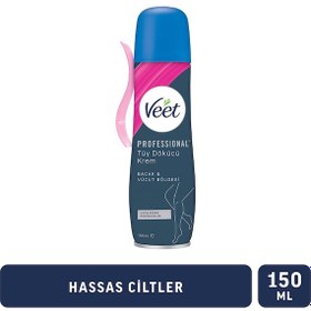 Resim Veet Hassas Ciltler için Tüy Dökücü Krem Sprey 150 ML 