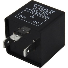 Resim Cf13 Jl-02 Led Oto Araba Tarzı İçin Flaşör 3-pin Led Dönüş Sinyali Araba Flaşör Rölesi Fix Hiper Flaş Japon Araba İçin Genel Lamba-led Işık Rölesi 