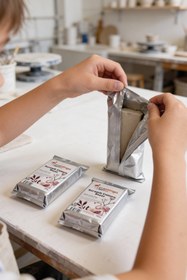 Resim Refsan Doğal Mini Beyaz Çamur Kil 500 gr 