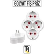 Resim 4'lü Golyat Fiş Priz Diğer 