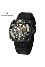 Resim Pagani design PD-YN009 Erkek Askeri Kamuflajlı 40,7 MM 200 M Su Geçirmez NH35 Otomatik Mekanik Safir Kristal Saat 