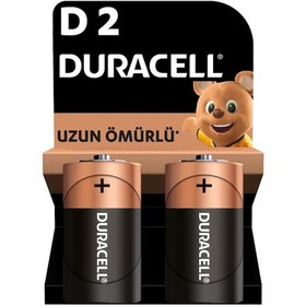 Resim Duracell LR20/MN1300 1.5V Alkalin Büyük Boy D Pil 2'li 