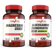 Resim Nevfix Magnezyum 120 Tablet Glucosamine Chondroitin Msm 120 Tab. 