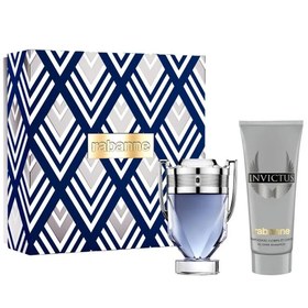 Resim Paco Rabanne Invictus EDT 100 ml + All Over Shampoo 100 ml Erkek Parfüm Seti 