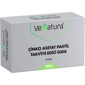 Resim Venatura Çinko Asetat 30 Pastil 