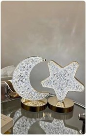 Resim Enashop 5V Şarjlı Kristal Yıldız Masa Lambası Akrilik Dokunmatik Ledli Altın 180 X 150 