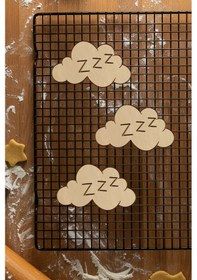 Resim Hadi Uyku Vakti Kurabiye Kalıbı, Hamur Şekillendirici, Bisküvi Kalıbı, Kolay Kesim Ucu Beyaz 