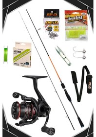 Resim Oslo Action Game 225cm 2-12gr Ceymar 1000 8 Örgü Lrf Olta Seti Standart 