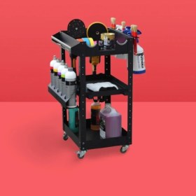 Resim Virtues Deta Tekerlekli Malzeme Arabası 