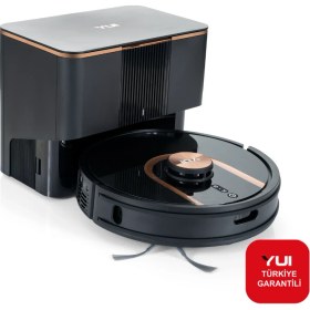 Resim Yui S7 Plus Akıllı Çöp İstasyonlu Robot Vacuum & Mop Süpürge Siyah (YUI TÜRKİYE GARANTİLİ) 