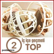 Resim Beyaz Sütyen Koruyucu Yıkama Topu, Güvenli ve Pratik Temizlik Için Ideal 