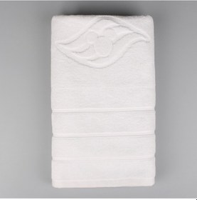 Resim Beyaz Lüx 70x140 Cm %100 Pamuk Banyo Havlusu Beyaz 