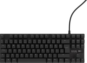 Resim Hawk Gaming Hk410 Mekanik Mavi Switch 19 Mod Rgb Kablolu Siyah Tkl Türkçe Gaming Klavye 