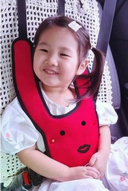 Resim KAŞIKBEY CONY Tavşan Kulak Çocuk Araba Emniyet Kemeri Aksesuarı Araç Emniyet Kemer Kılıfı Koruyucu KIRMIZI 