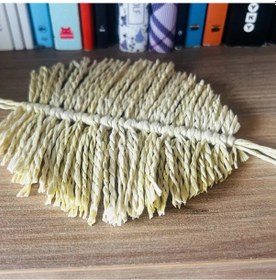 Resim Uretti-nuray 6496 - Dekoratif Yaprak Aksesuar - Bej 1 Adet 