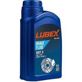 Resim Lubex Brake Fluid Dot 3 Fren Hidrolik Yağı 500 ML 