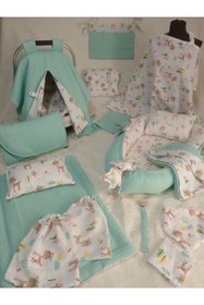Resim Wenaris 20 parçalık ceylanlı babynest seti (set içeriği açıklamada mevcut) 