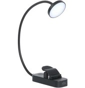 Resim Ulzyvf Usb Şarjlı Saatli Led Lamba - Kitap Okuma, Göz Dostu Aydınlatma 8/12 Siyah 