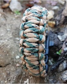 Resim Magnezyumlu Paracord Bileklik Çok Renkli 