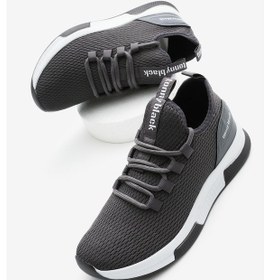 Resim Tonny Black Unisex Koyu Gri Nefes Alabilen Kumaş Poli Taban Bağcıklı Spor Ayakkabı V2qnt-0 388 Koyu Gri 