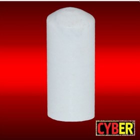 Resim 5 Mm Plastik Tel Tapası Uzun Tip-Beyaz 