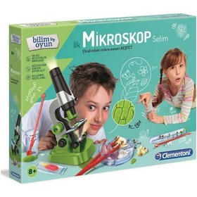 Resim Clementoni Bilim ve Oyun İlk Mikroskop Setim 64963 