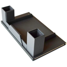 Resim Tabac Deri Masa Üstü Telefon Ve Gözlük Tutucu - 362 